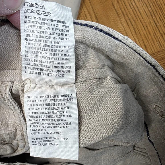 American Eagle Men's Size 32 Shorts Classic Light Brown - Picture 6 of 7